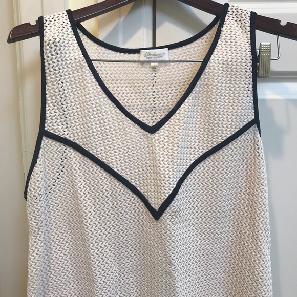 Shoshanna Cream Crotchet Trapeze Knit Cover-up - Picture 4 of 6
